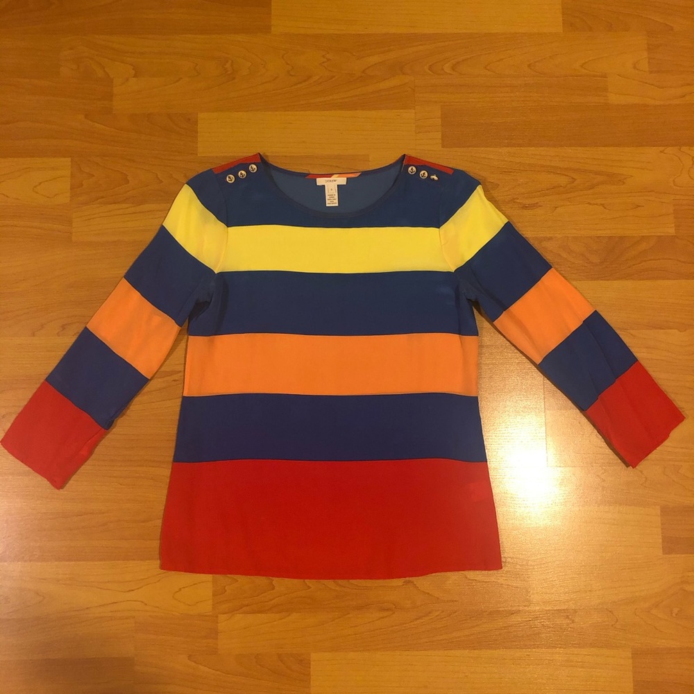 J.Crew silk top
